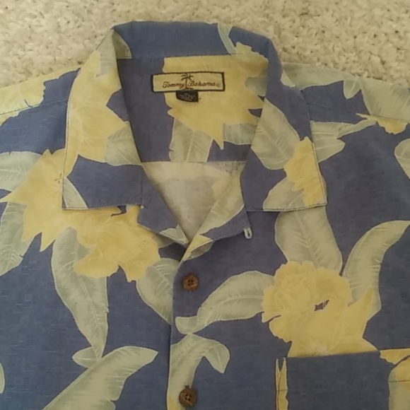 Tommy Bahama Silk Shirt - Picture 2 of 7